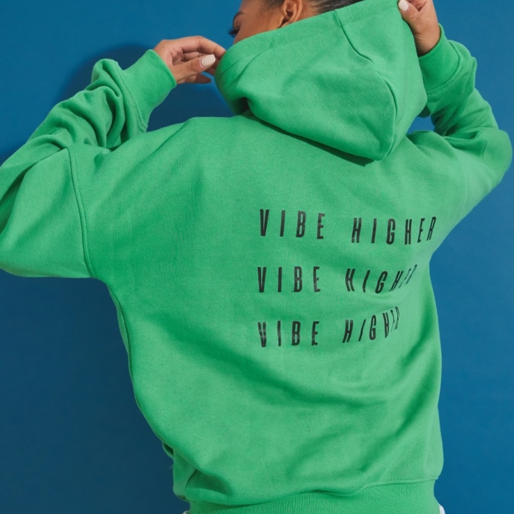 Pretty little thing green hoodie